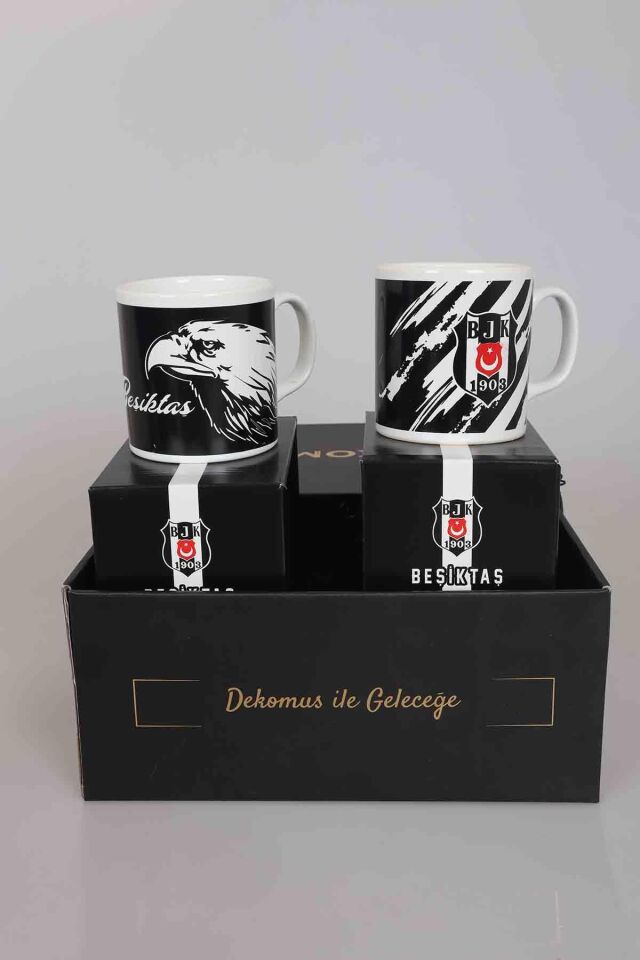 ÖZEL KUTULU LİSANSLI 2'Lİ BEŞİKTAŞ KUPA