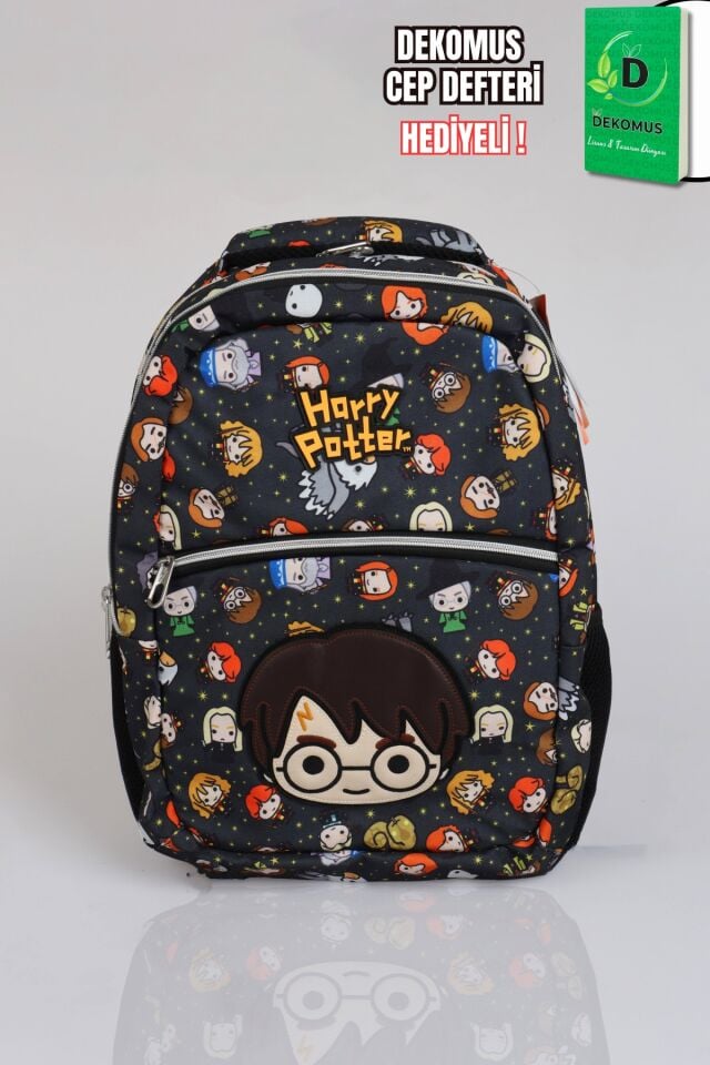 x Dekomus ''Wizard Icons Collection'' Harry Potter Lisanslı Ortopedik İlkokul Çantası