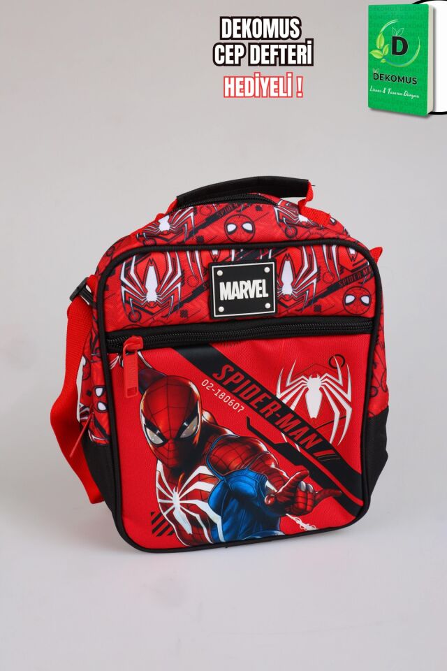 x Dekomus Lisanslı Spiderman Gamevers Collection Termoslu Beslenme Çantası Dekomus Cep Defteri Hediyeli