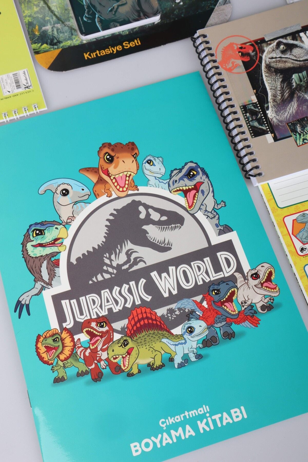 x Dekomus ''T-Rex Force Collection'' Jurassıc World Lisanslı Okul ve Kalem Çantası Kırtasiye Seti