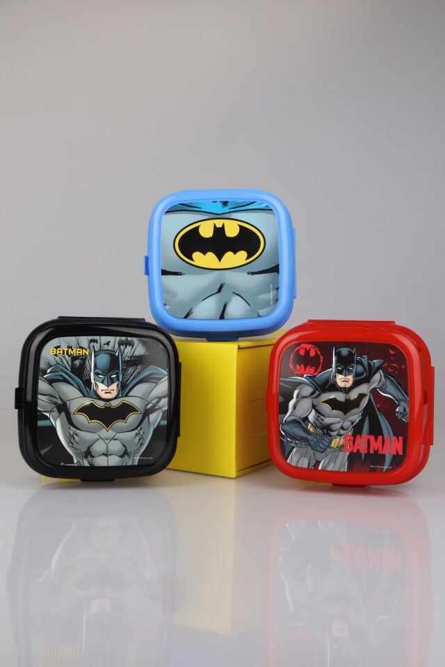 YENİ SEZON LİSANSLI BATMAN 2 KATLI BESLENME KUTUSU / LUNCH BOX