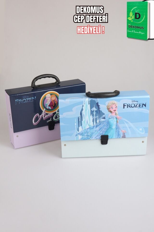 x Dekomus Lisanslı Frosted Whispers Collection Elsa Frozen Saplı Çanta Tekli