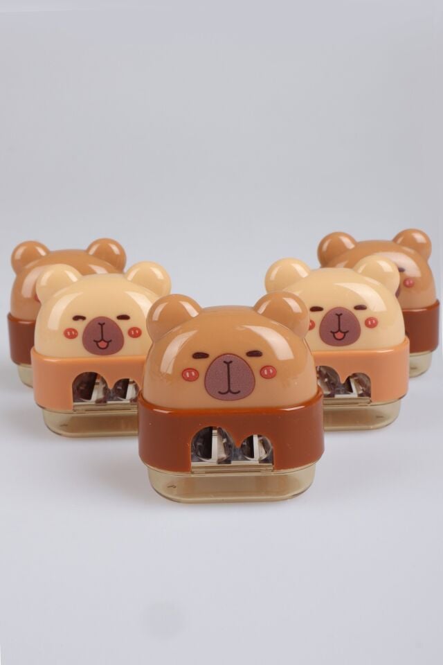 x Dekomus Capybara 3D Kalemtraş ''Dekomus Cep Defteri Hediyeli'' Tek Adet