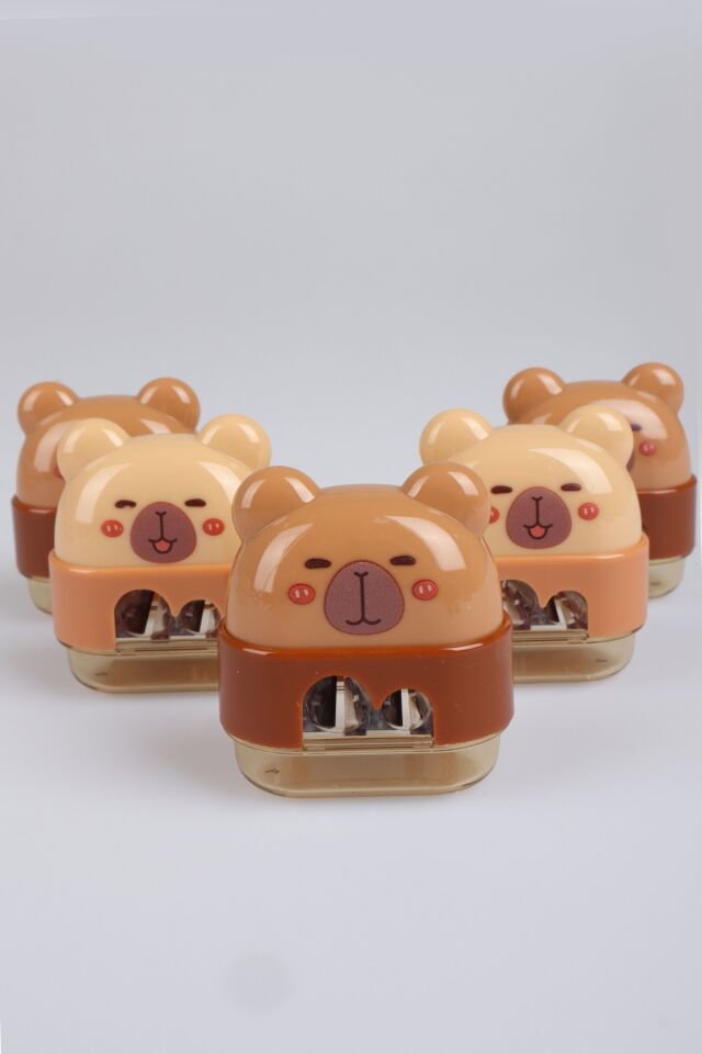 x Dekomus Capybara 3D Kalemtraş ''Dekomus Cep Defteri Hediyeli'' Tek Adet