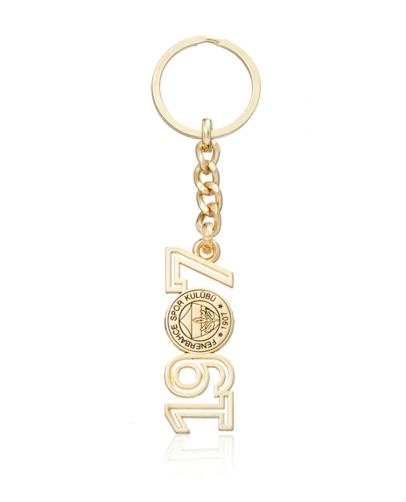 x Dekomus Lisanslı Fenerbahçe 1907 Metal Anahtarlık ''Dekomus Cep Defteri Hediyeli''