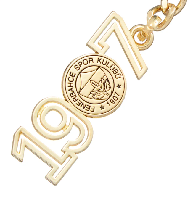 x Dekomus Lisanslı Fenerbahçe 1907 Metal Anahtarlık ''Dekomus Cep Defteri Hediyeli''