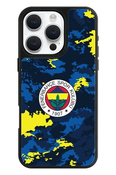 Lisanslı Fenerbahçe Iphone 16 Promax Army Premium Telefon Kılıfı ''Dekomus Cep Defteri Hediyeli''