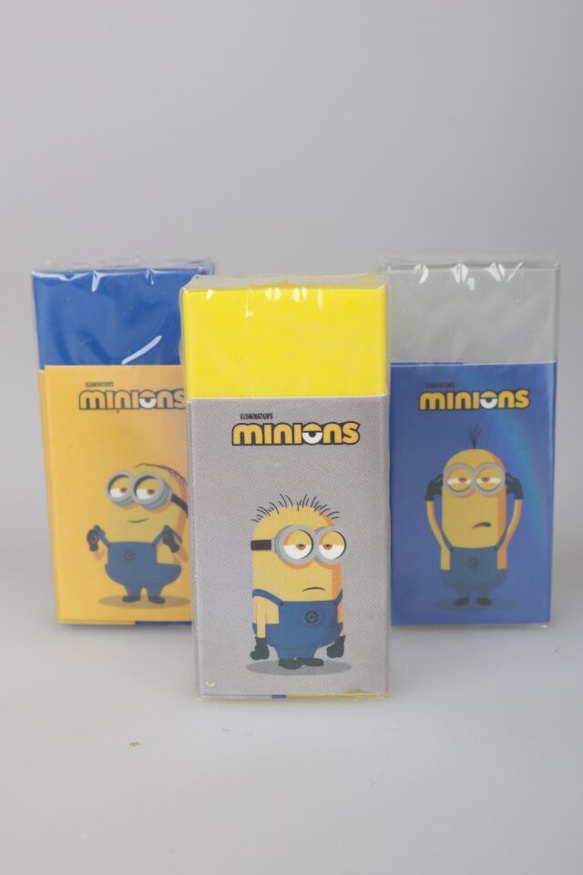 x Dekomus , Lisanslı Minions 2 Adet Silgi