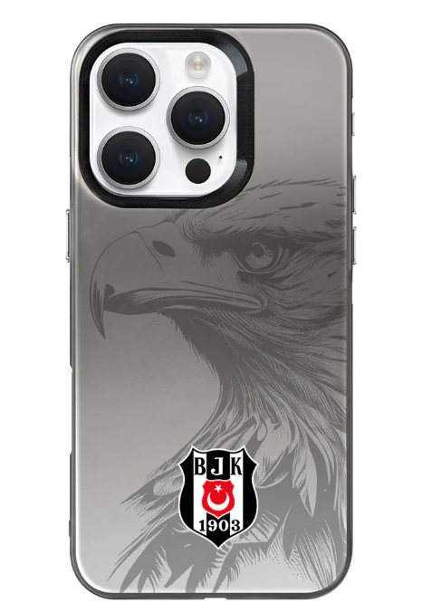 x Dekomus Lisanslı Beşiktaş Iphone 16 Promax Kartal Logo Telefon Kılıfı ''Dekomus Cep Defteri Hediyeli''