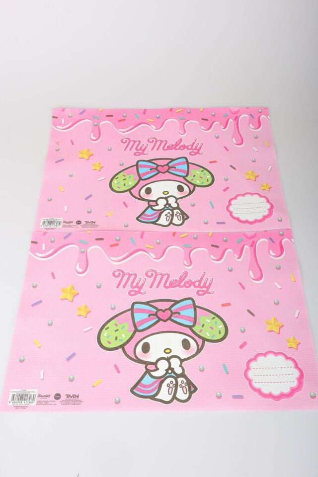 x Dekomus Lisanslı My Melody 2 Adet Beslenme Örtüsü