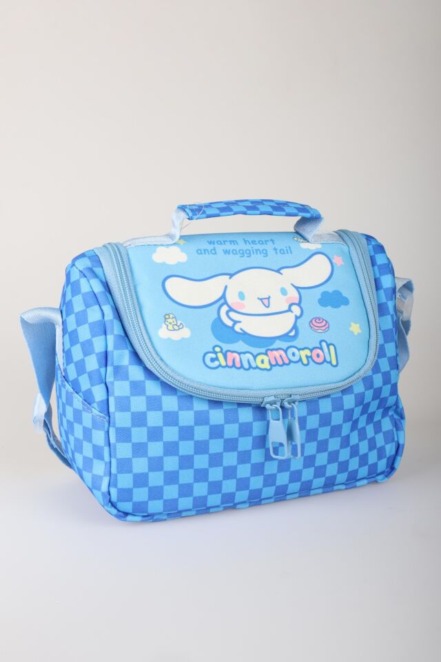 x Dekomus Lisanslı Cinnamoroll Yeni Sezon Blue Cloud Collection Termoslu Beslenme Çantası