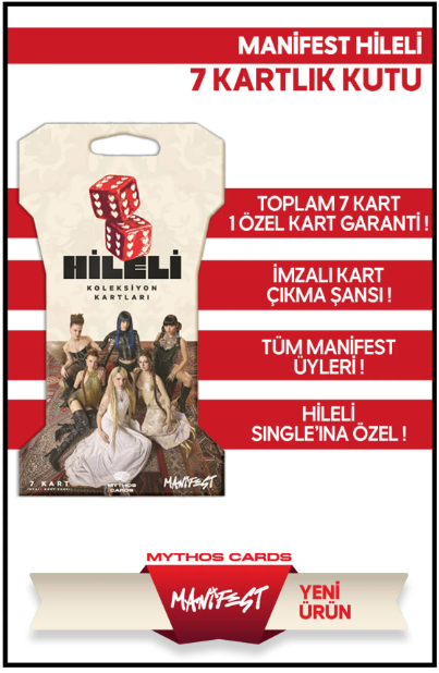 Dekomus Cep Defteri Hediyeli MANİFEST KOLEKSİYON KARTLARI – HİLELİ SERİSİ