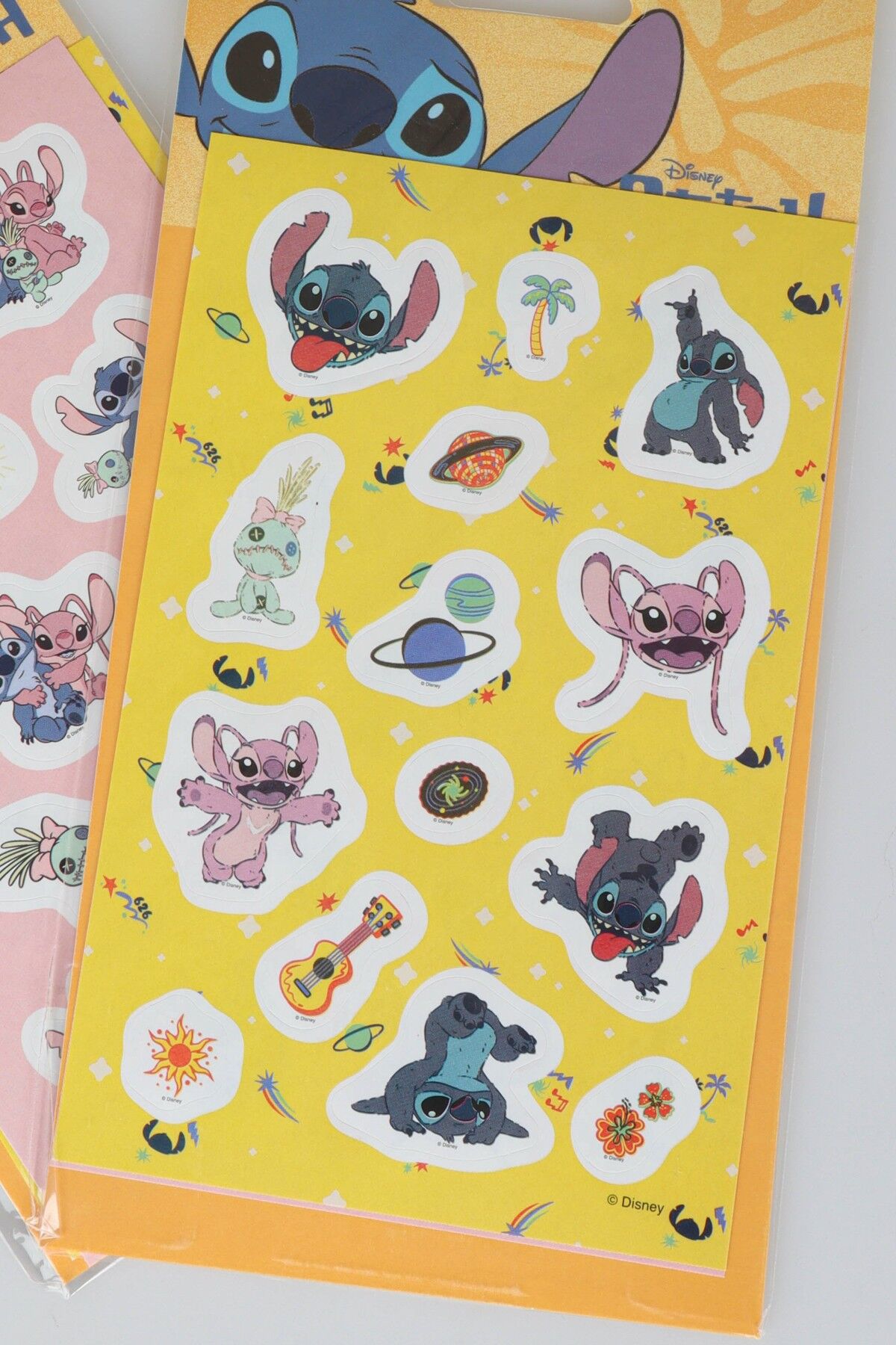 x Dekomus Lisanslı Stitch 2'li Kuşe Sticker Ve Dekomus Cep Defteri Seti