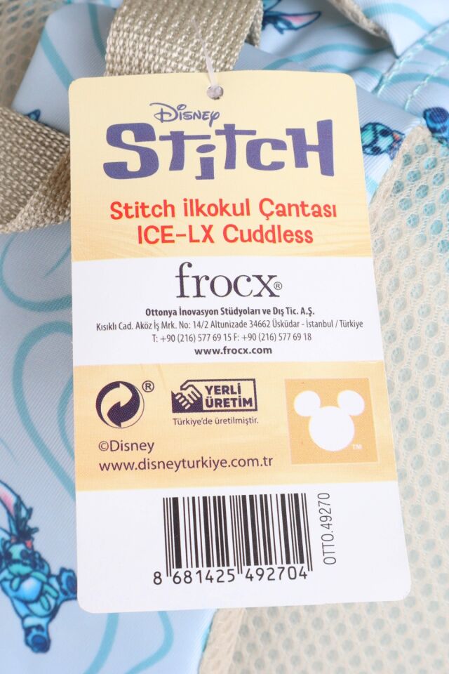x Dekomus Lisanslı Stitch ''Urban Aloha Collection'' Okul Ve Kalem Çantası, Kilitli Hatıra Defteri, A4 Okul Defteri Kırtasiye Seti