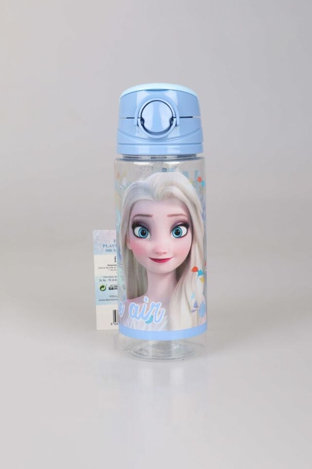 ''DEKOMUS CEP DEFTERİ HEDİYELİ'' YENİ SEZON LİSANSLI FROZEN ELSA 500 ML TRITAN MATARA