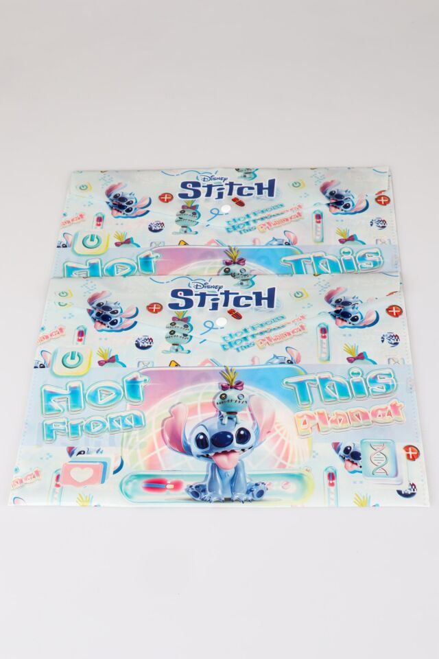 DEKOMUS İLE YENİ SEZON LİSANSLI STITCH TEKLİ ÇITÇITLI DOSYA