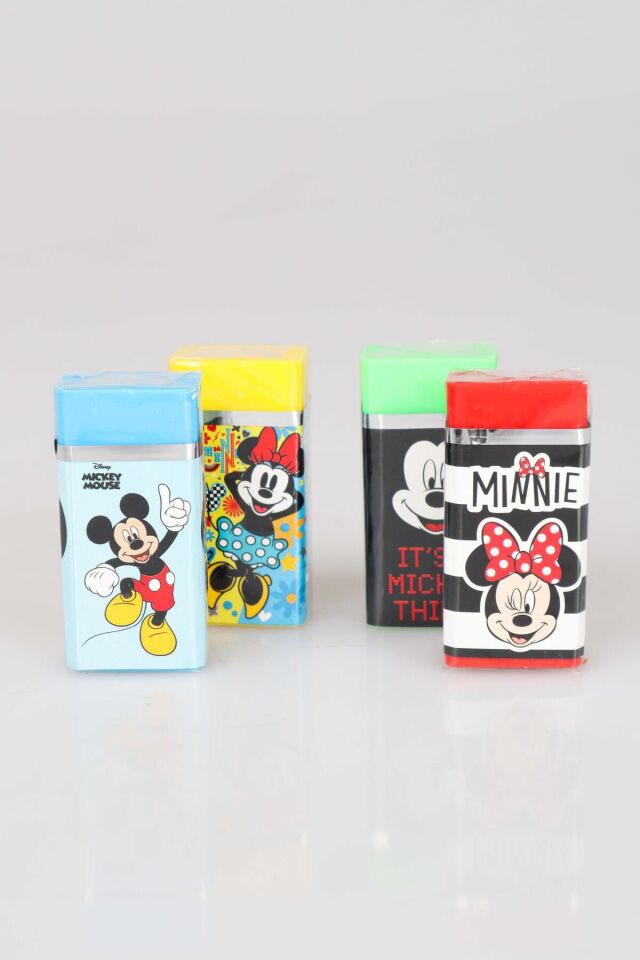DEKOMMUS İLE LİSANSLI MINNIE MOUSE 2'Lİ SİLGİ
