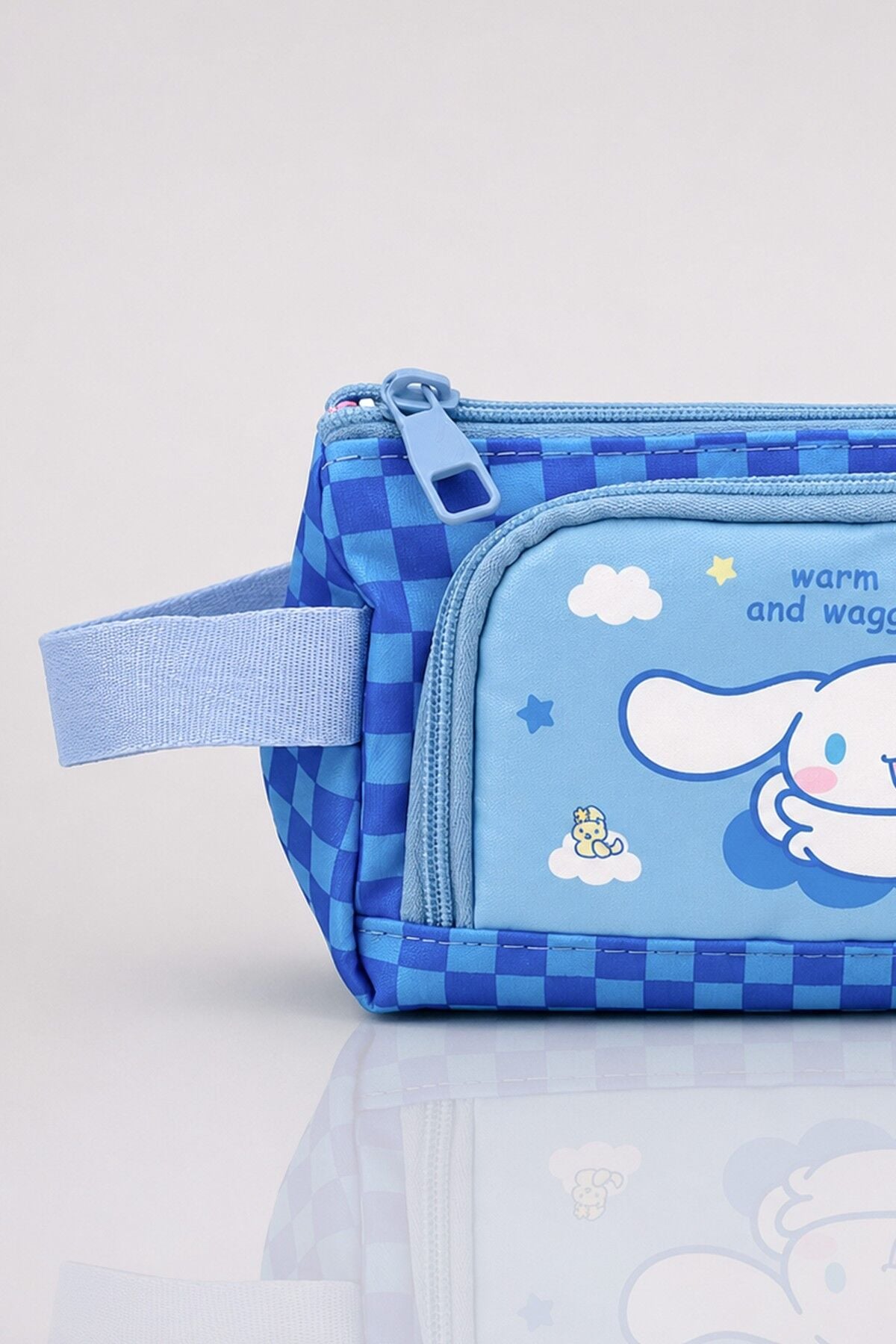 x Dekomus Lisanslı Cinnamoroll Yeni Sezon Blue Cloud Collection Kalem Çantası