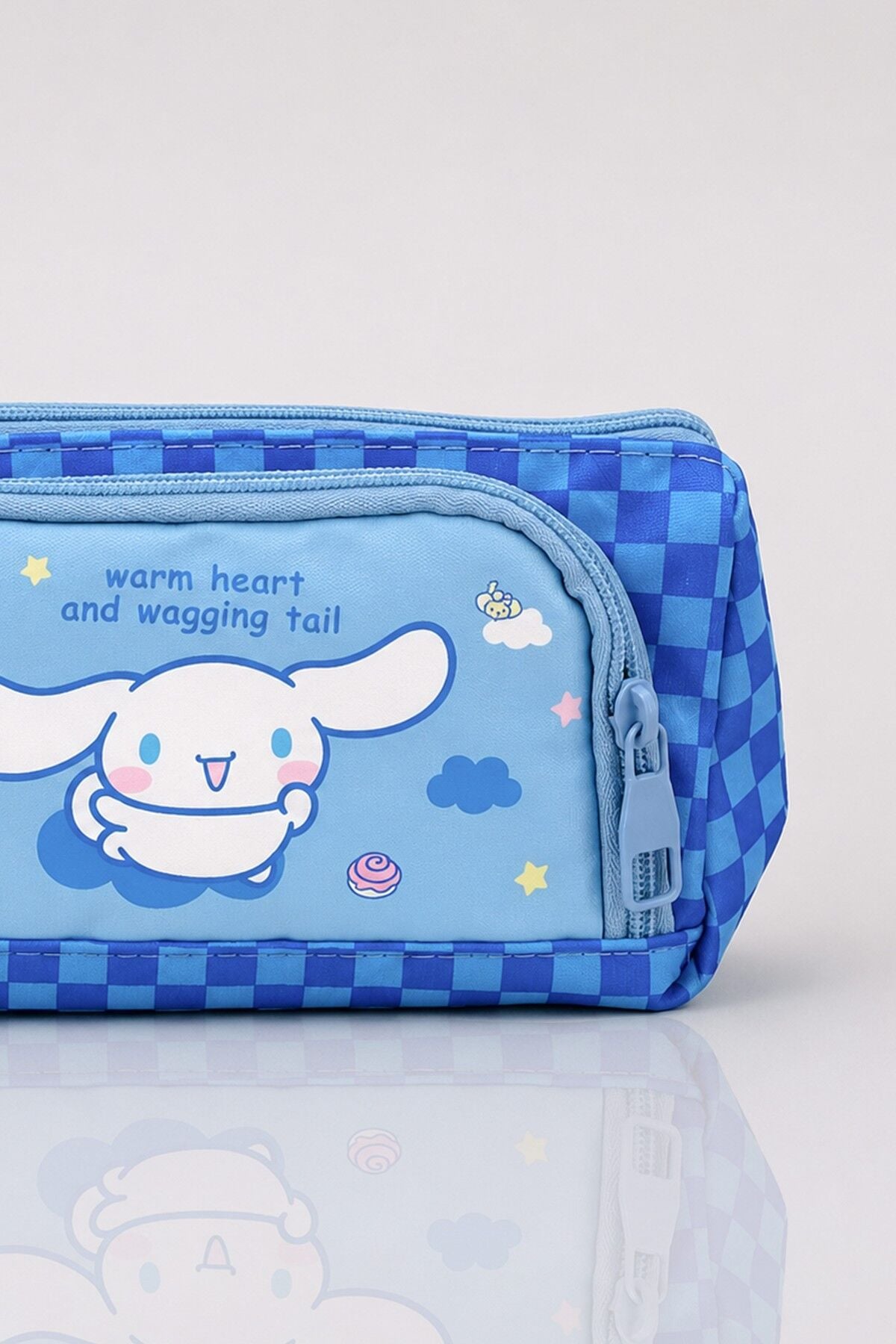 x Dekomus Lisanslı Cinnamoroll Yeni Sezon Blue Cloud Collection Kalem Çantası