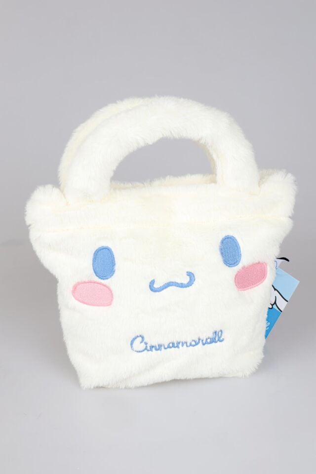DEKOMUS İLE YENİ SEZON LİSANSLI CINNAMOROLL BASIC PELUŞ EL ÇANTASI/BESLENME ÇANTASI