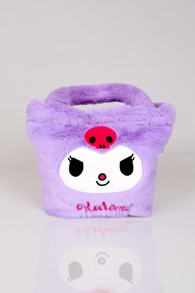 DEKOMUS İLE YENİ SEZON LİSANSLI KUROMI BASIC PELUŞ EL ÇANTASI/BESLENME ÇANTASI