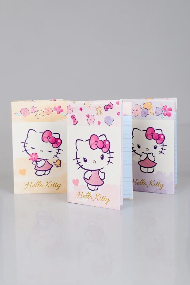 DEKOMUS İLE YENİ SEZON LİSANSLI HELLO KITTY A7 2'Lİ BLOKNOT