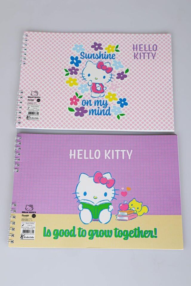 DEKOMUS İLE LİSANSLI HELLO KITTY ''TEKLİ'' RESİM DEFTERİ 17*24 CM 15 YAPRAK