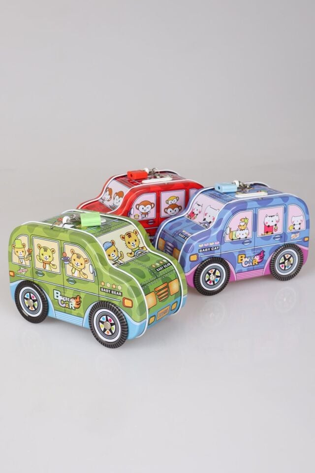 DEKOMUS İLE ÖZEL TASARIM KİLİTLİ KUMBARA ''ARABA''