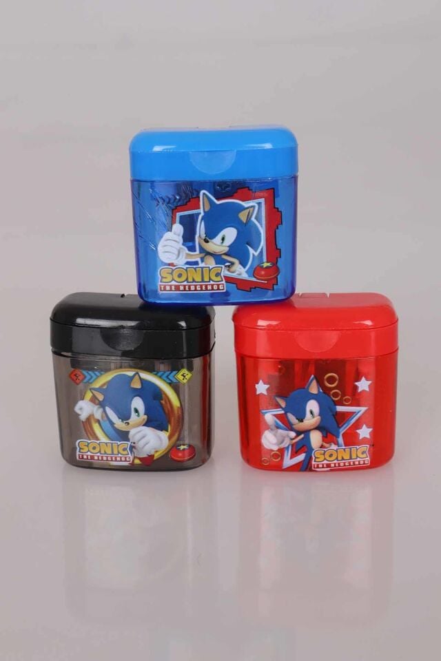 x Dekomus Lisanslı Sonic Çift Bıçaklı Kalemtraş Tek Adet