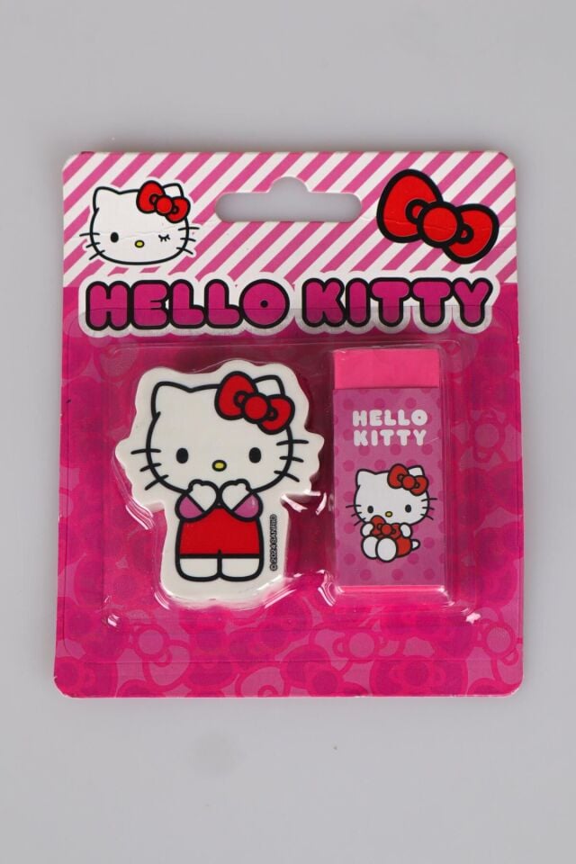 DEKOMUS İLE YENİ SEZON LİSANSLI HELLO KITTY 2'Lİ SİLGİ