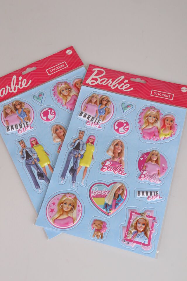 DEKOMUS İLE LİSANSLI BARBIE ''TEK ADET'' 3D STICKER SET