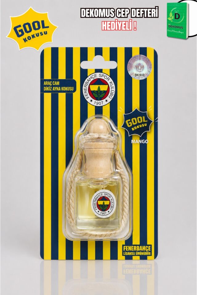 x Dekomus Lisanslı Fenerbahçe Araç Cam Dikiz Aynası Kokusu 8 Ml