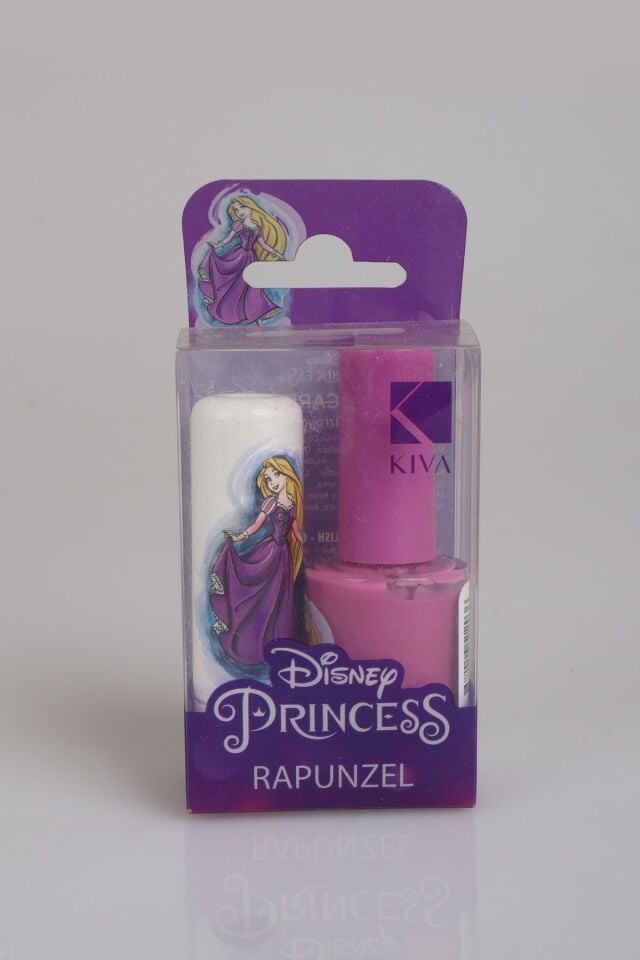 x Dekomus Lisanslı Princess Rapunzel Lip Care + Oje Seti