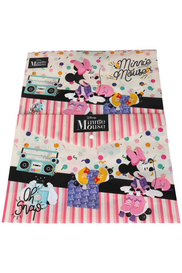 YENİ SEZON LİSANSLI MINNIE MOUSE 2'Lİ ÇITÇITLI DOSYA