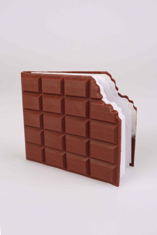 ÇİKOLATA TASARIMLI VE ÇİKOLATA KOKULU NOT DEFTERİ