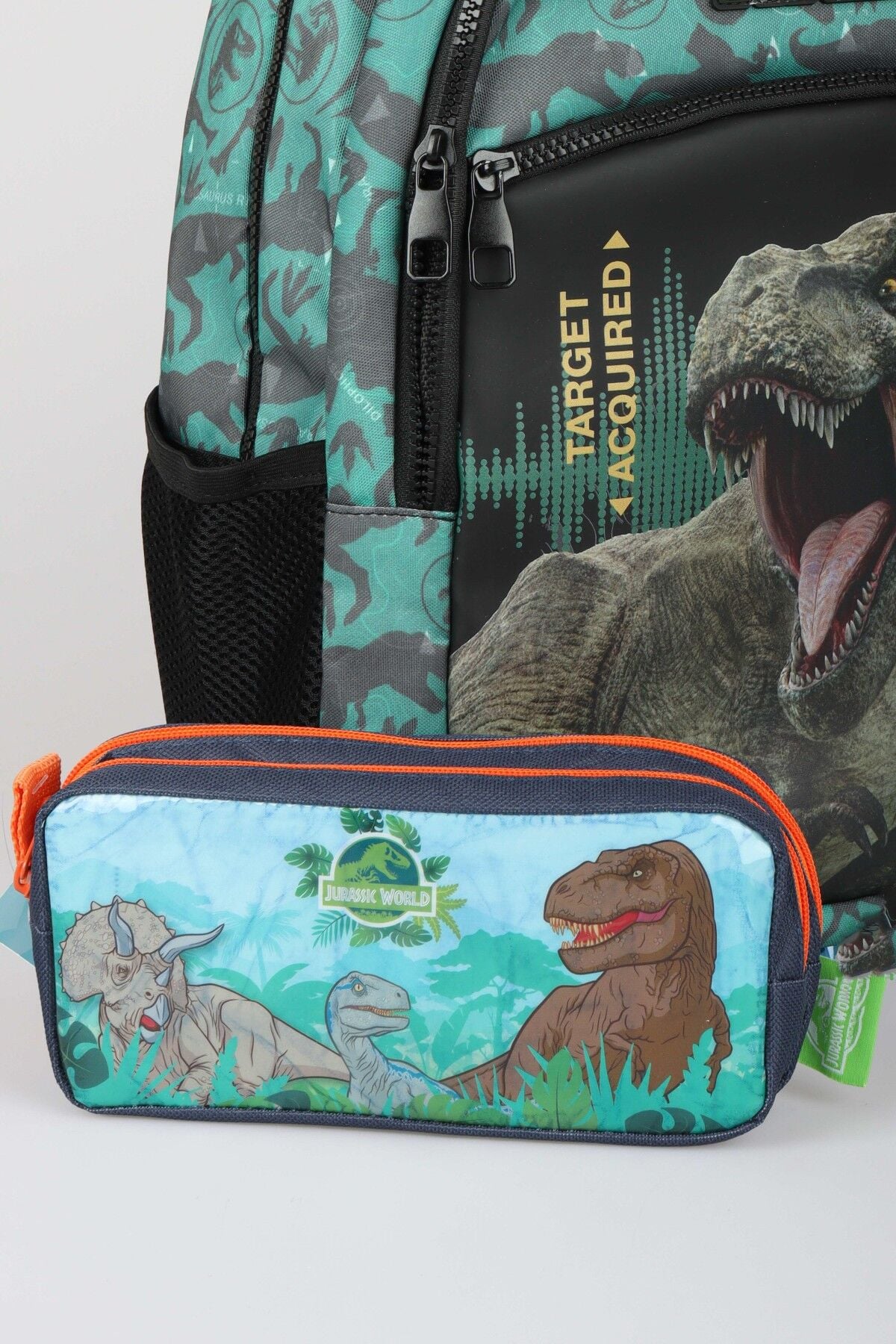 x Dekomus ''T-Rex Force Collection'' Jurassıc World Lisanslı Okul ve Kalem Çantası Seti