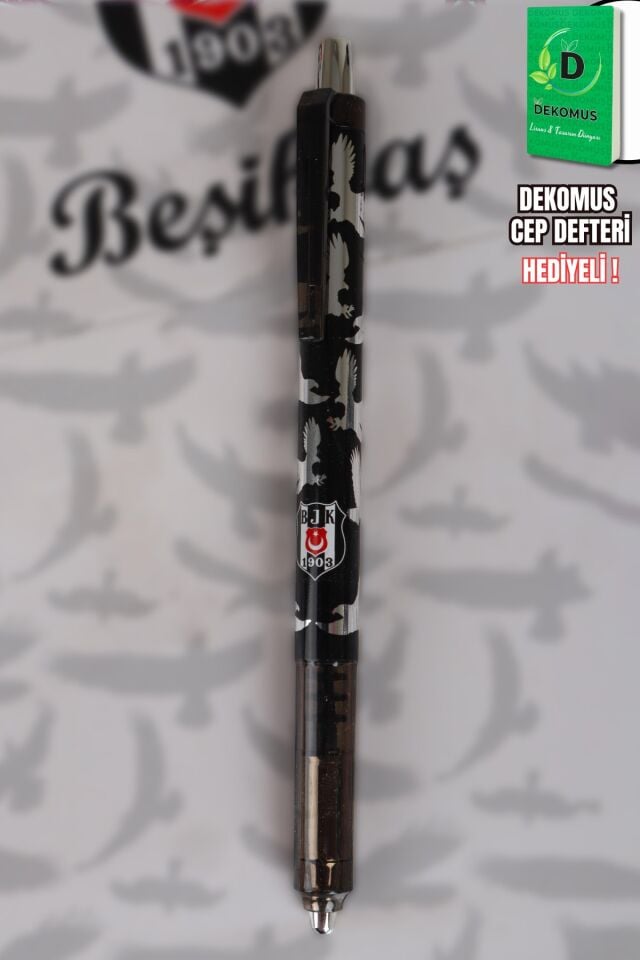 x Dekomus Lisanslı Beşiktaş Metal Touch Versatil Uçlu Kalem 0 .7 mm