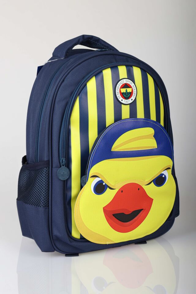 Lisanslı Fenerbahçe Yellow Collection 3D Baskılı Büyük Boy Okul Çantası