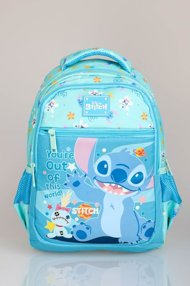 ''DEKOMUS CEP DEFTERİ HEDİYELİ'' YENİ SEZON LİSANSLI STITCH ''GALAXY POP KOLEKSİYONU'' İLKOKUL ÇANTASI
