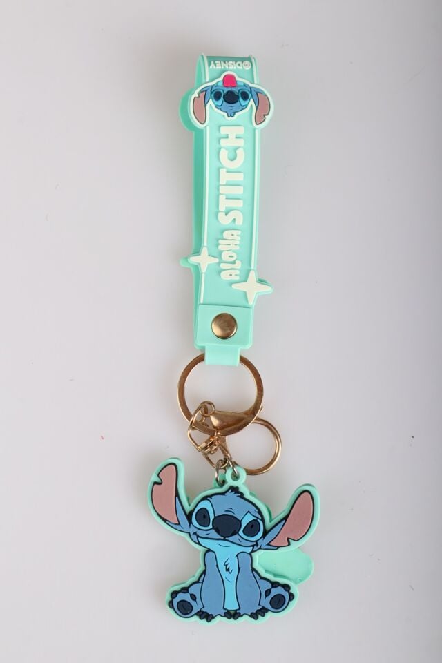 DEKOMUS İLE LİSANSLI YENİ SEZON STITCH TEKLİ ÇANTA SÜSÜ ANAHTARLIK