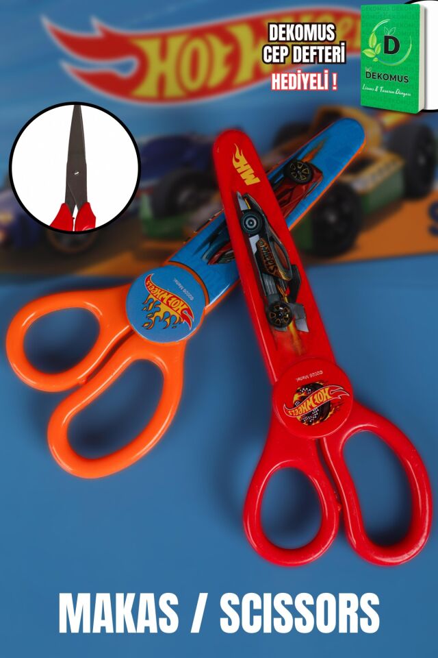 x Dekomus Lisanslı Hotwheels Korumalı Makas